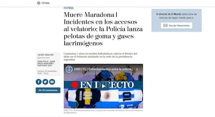 Diario El Mundo, de España