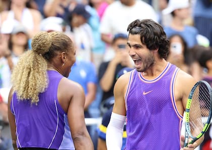 Días atrás, con Serena Williams