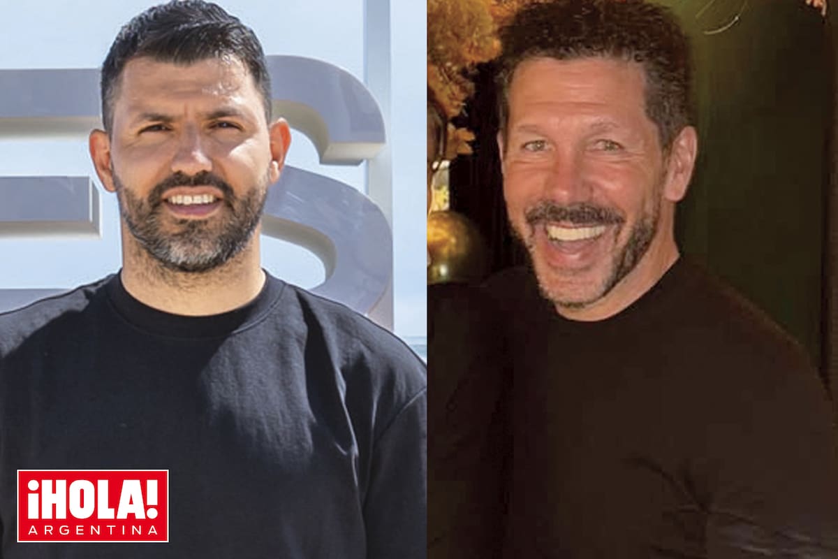 Dias de mucha alegría y emoción para el Kun y el Cholo.
