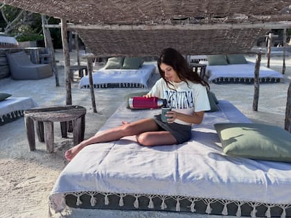 "Días perfectos", escribió Sbaraglia junto al álbum de fotos de sus vacaciones