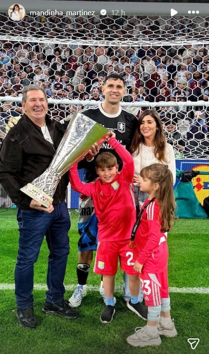 Dibu Martínez consiguió la Europa League con el Aston Villa