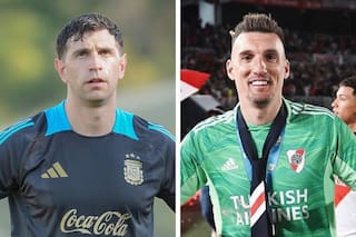 Dibu Martínez reaccionó al penal que atajó Franco Armani