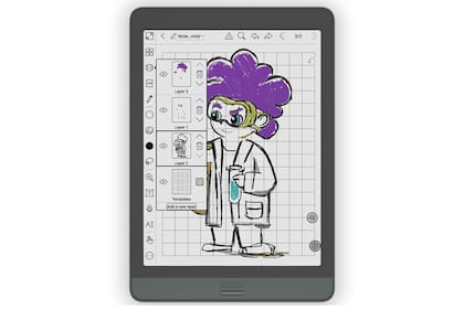 Dibujar en colores en una de las alternativas de los nuevos lectores de tinta electrónica que incluyen pantallas color