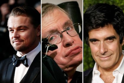 DiCaprio, Stephen Hawking y el ilusionista David Copperfield, nombrados en la causa