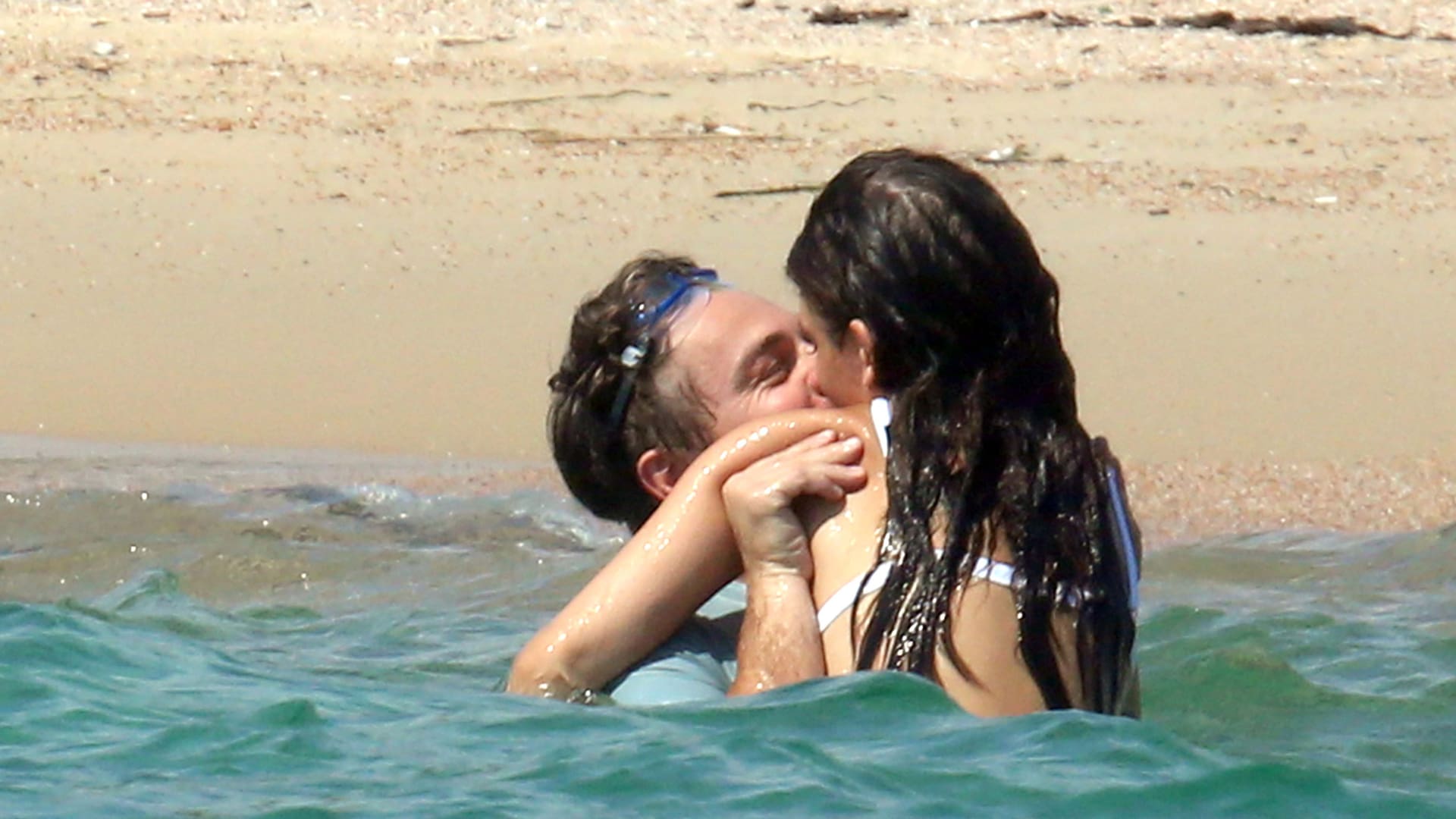 Camila Morrone junto a Leonardo Di Caprio
