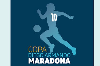 El nuevo logotipo del torneo local: Copa Diego Armando Maradona
