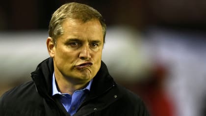 Diego Aguirre y la frustración tras la eliminación de la Copa Libertadores