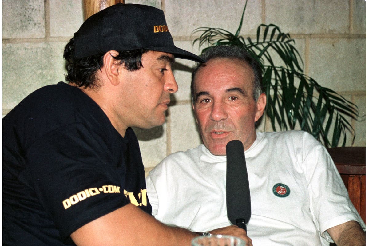 Diego Armando Maradona y Alfredo Cahe