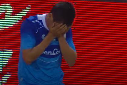 Diego Armando Montiel y su emoción, en la noche que le marcó un gol a River para Atlético de Rafaela