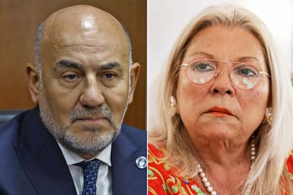 Diego Barroetaveña y Elisa Carrió