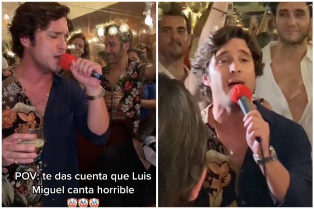 Diego Boneta se animó a cantar en un bar de Madrid y la gente lo criticó por no tener la mejor voz