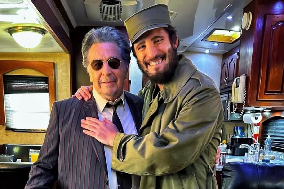 Diego Boneta y Al Pacino en la película Killing Castro, que se estrenará en el Festival de Cine de Tribeca