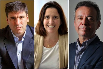 Diego Bossio, Marina Dal Poggetto y Daniel Artana