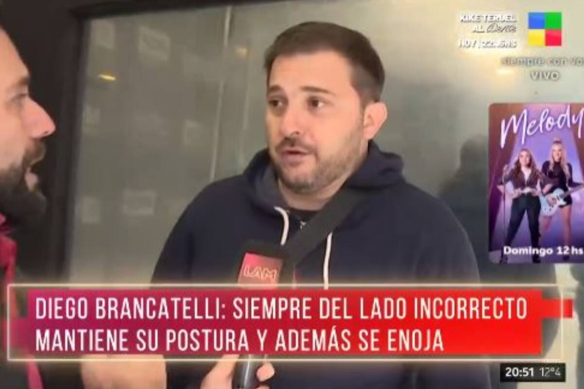 Diego Brancatelli habló sobre su pelea con Mariana Brey y fue contundente: “El no quiere estar ahí tiene la puerta”