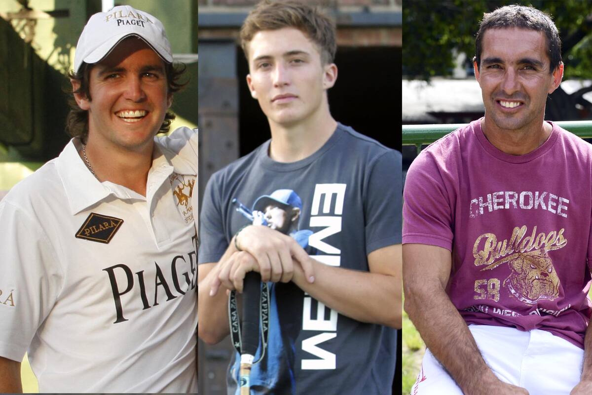 Diego Cavanagh, Bartolomé Castagnola (h.) y Alejandro Muzzio inauguraron la temporada británica de alto handicap, después de meses de inactividad del polo por la Covid-19.