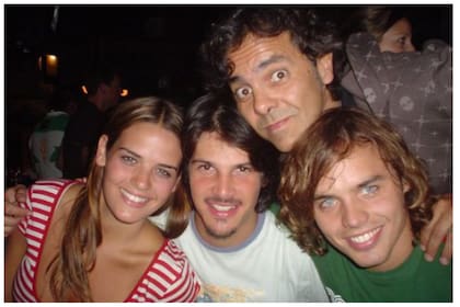 Diego Child con Mica Vázquez, Willie Lorenzo y Benjamín Rojas, compañeros de Floricienta