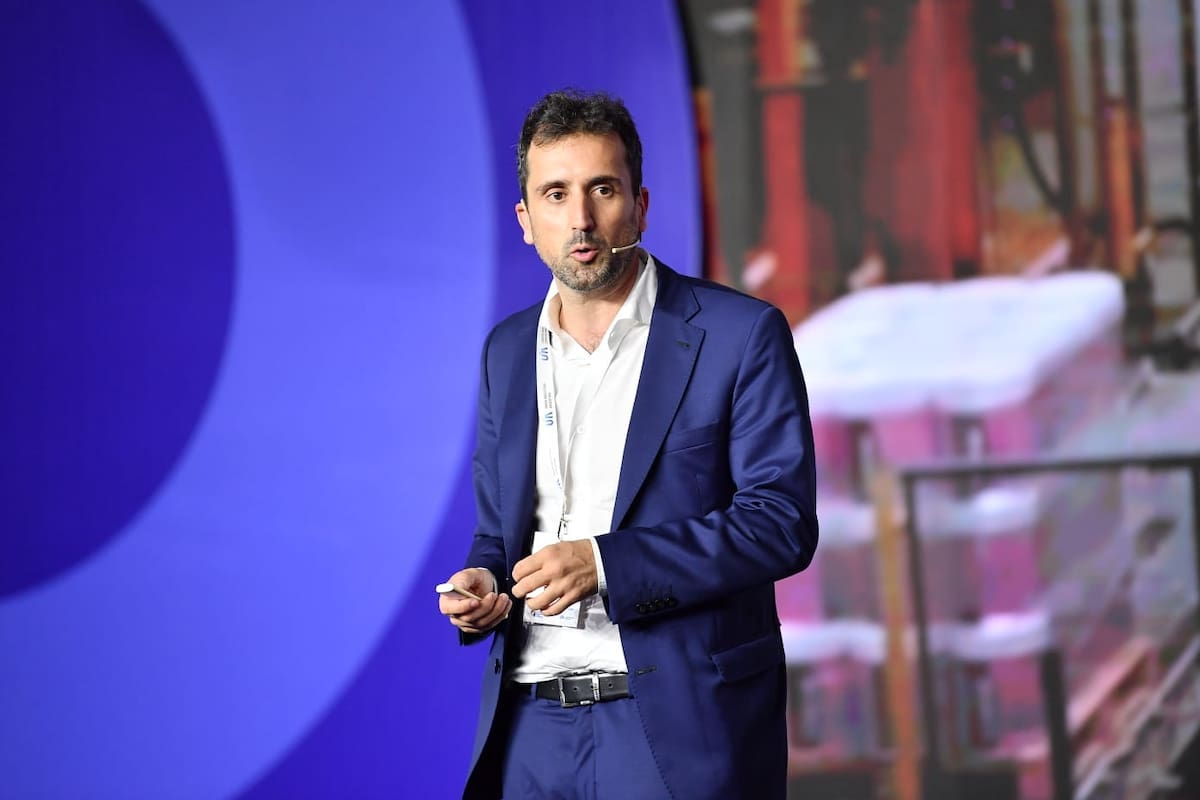 Diego Coatz, director ejecutivo de la UIA, anteayer en su presentación en Parque Norte