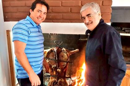 Diego Correa y el fallecido Mario Das Neves