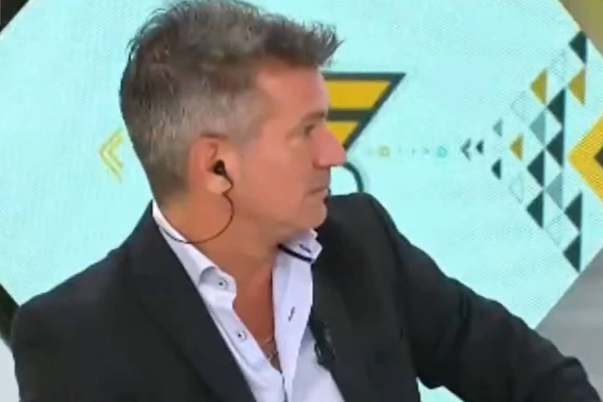 Diego Díaz tomó el rol de panelista por unos minutos
