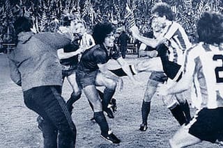La violenta final en la que Maradona fue protagonista