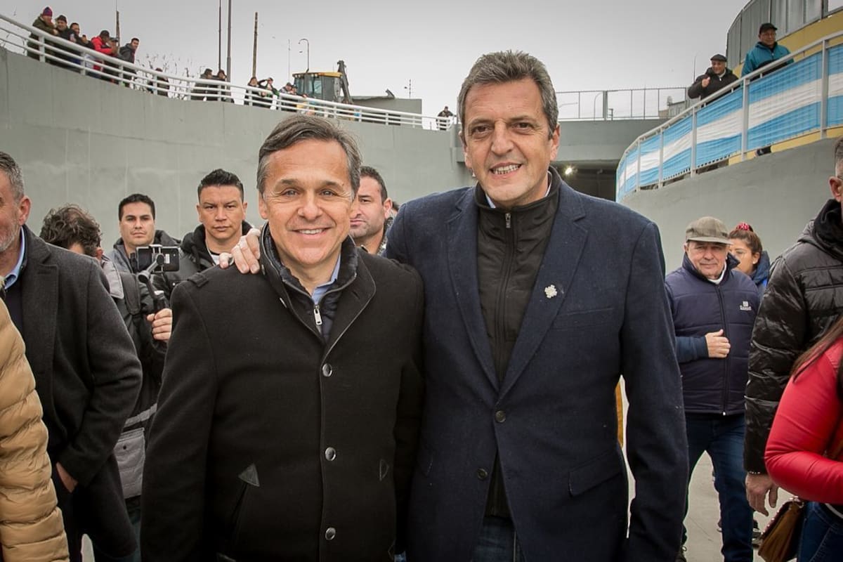 Diego Giuliano y Sergio Massa