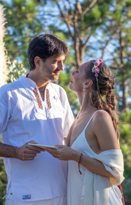 Diego Gueler y Luciana Rinenberg, se casaron en Umepay y en Brasil.