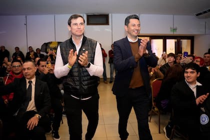 Diego Hartfield y Adrián Núñez, los referentes de LLA en Misiones
