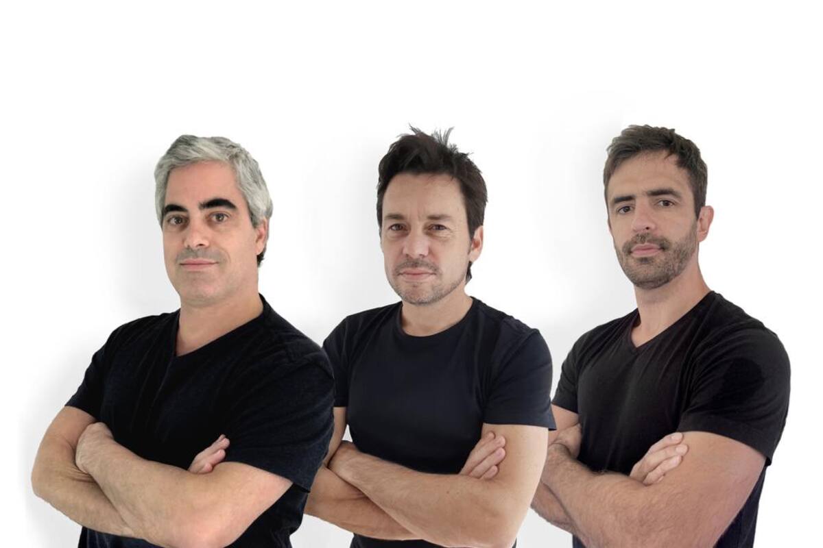 Diego Hoter, Matias O’Keefe y Marcos Botta