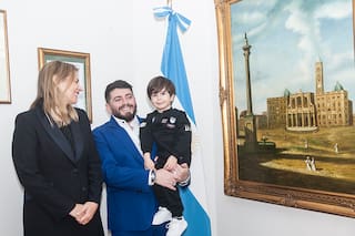 Diego Maradona Jr.. Con LA NACION: la emoción tras recibir la ciudadanía