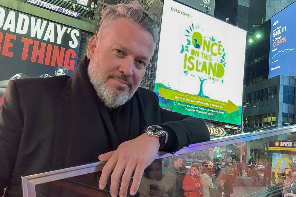 Diego Kolankowsky, en Broadway, el “escenario” de sus éxitos