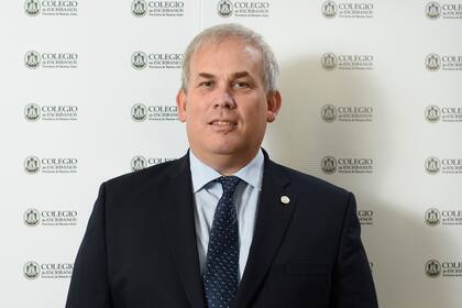 Diego Leandro Molina, flamante presidente del Colegio de Escribanos de Buenos Aires hasta el 2022