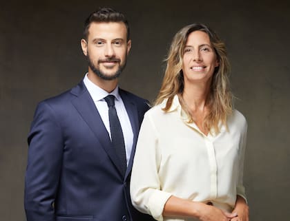 Diego Leuco y Luciana Geuna, conductores de Telenoche