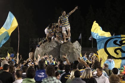 Diego Liberato subido al Elefante, una deidad para Hindú