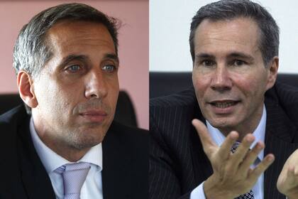 Diego Luciani y Alberto Nisman. Eduardo Feinmann pidió por las seguridad del primero para que no termine como el segundo