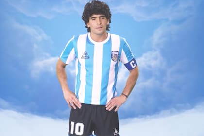 Diego Maradona en su versión avatar (Foto: Captura de video)