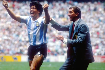 Maradona y Bilardo, protagonistas del triunfo argentino en México 86