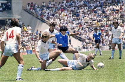 Diego Maradona iluminó el Mundial de Fútbol de 1986 en México