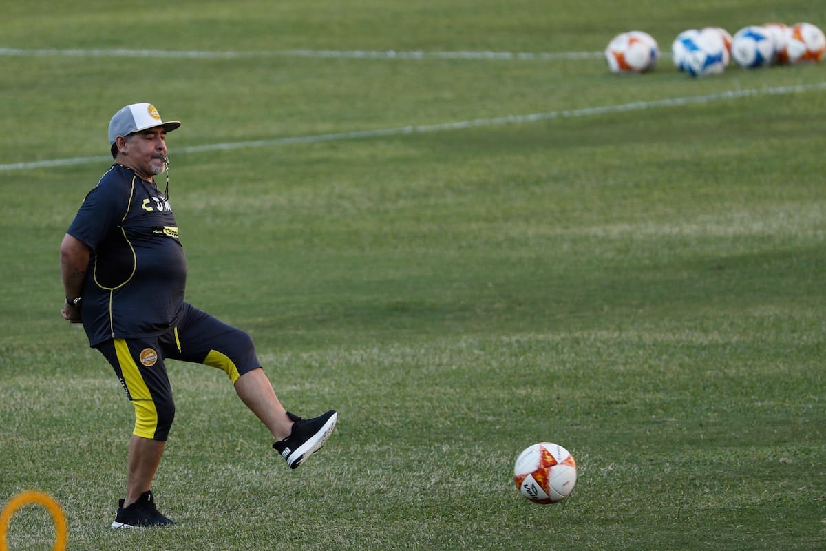 Diego Maradona pondrá condiciones para continuar en Dorados de Sinaloa