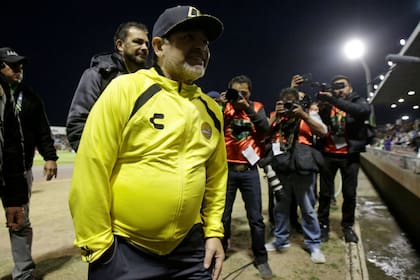 Diego Maradona vive una feliz campaña en Dorados de Sinaloa