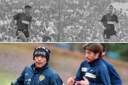Diego Maradona y Alfredo Berti juntos, en Newell's y en Boca... Nadie más compartió dos camisetas de clubes con el Diez