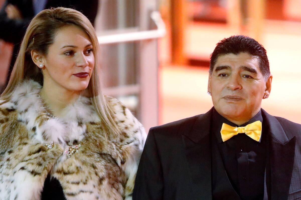 Diego Maradona y Rocío Oliva