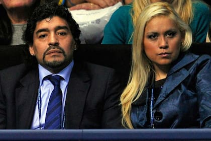 Diego Maradona y Verónica Ojeda