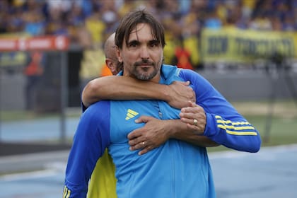 Diego Martínez y el desahogo del final: Boca le ganó a River y se clasificó a las semifinales de la Copa de la Liga 2024