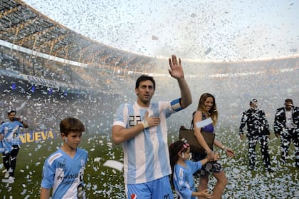 Diego Milito, ídolo histórico de la Academia