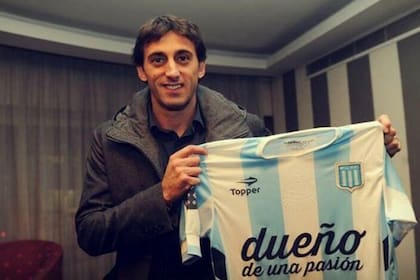 Diego Milito es la apuesta goleadora de Racing