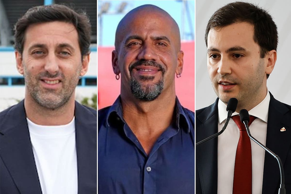 Diego Milito, Juan Sebastián Verón y Stéfano Di Carlo