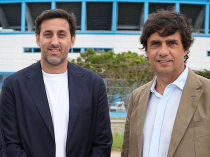 Diego Milito y Hernán Lacunza, cuando estaban en campaña