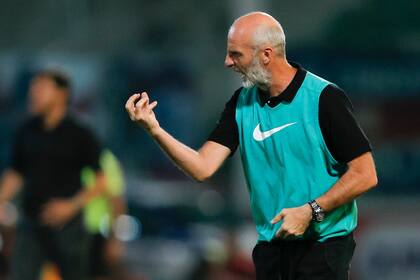 Diego Monarriz, el entrenador del irregular San Lorenzo.
