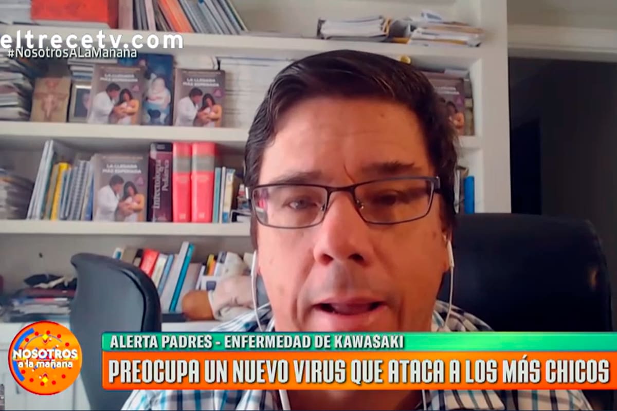 Diego Montes de Oca, durante el vivo con "Nosotros a la mañana"