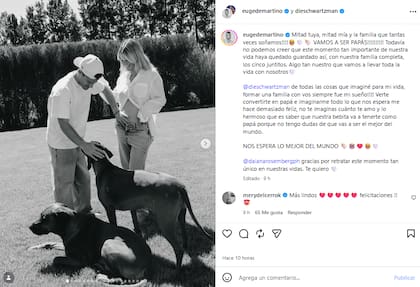 Diego “Peque” Schwartzman y Eugenia De Martino esperan a su primera hija juntos (Foto: Instagram)